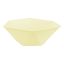 Sárga Vert Decor hatszögletű mélytányér 6 db-os 15,8 cm