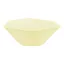 Sárga Vert Decor hatszögletű mélytányér 6 db-os 15,8 cm