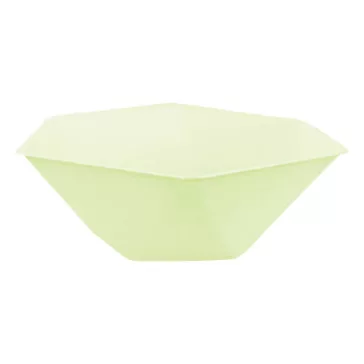 Zöld Vert Decor hatszögletű mélytányér 6 db-os 15,8 cm