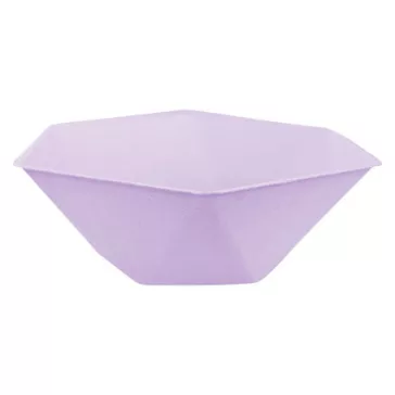 Lila Vert Decor hatszögletű mélytányér 6 db-os 15,8 cm