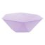 Lila Vert Decor hatszögletű mélytányér 6 db-os 15,8 cm