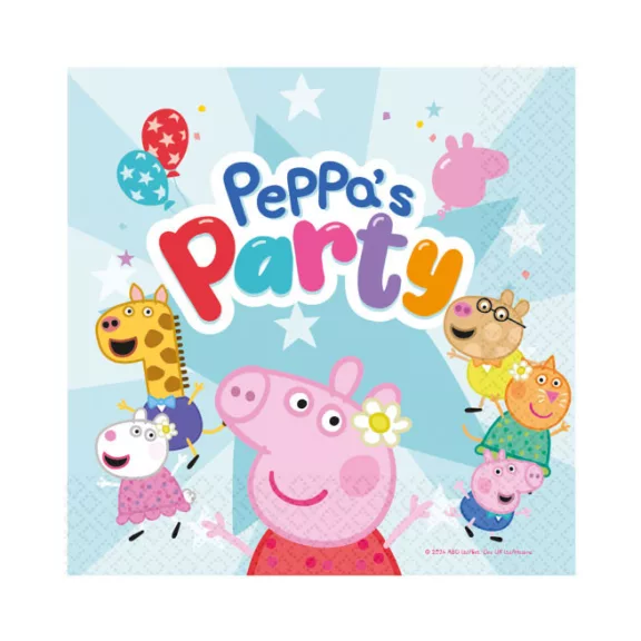 Peppa malac Celebration szalvéta 16 db-os 33x33 cm Peppa malac Celebration szalvéta 16 db-os 33x33 cm