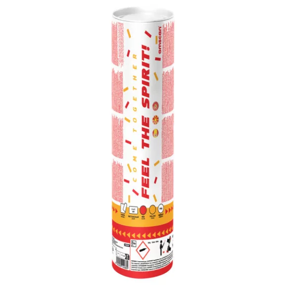 Színes Piros Sárga Red/Yellow konfetti kilövő Színes Piros Sárga Red/Yellow konfetti kilövő
