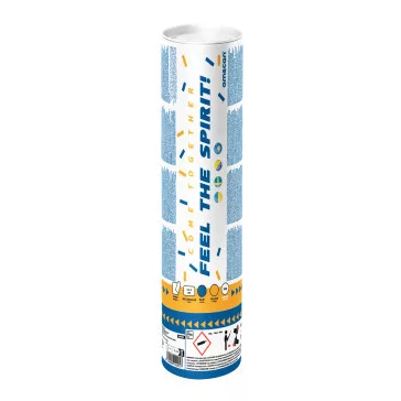 Színes Sárga Kék Yellow/Blue konfetti kilövő