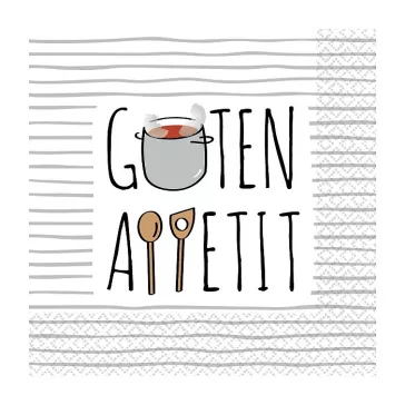 Guten Appetit Strip szalvéta 16 db-os 33x33 cm