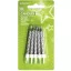 Ezüst Silver Dark tortagyertya, gyertya szett 10 db-os