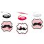 Mustache, Bajusz szalag dekoráció 6 db-os szett