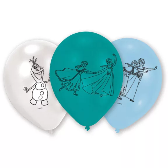 Disney Jégvarázs Ice léggömb, lufi 6 db-os 9 inch (22,8 cm) Disney Jégvarázs Ice léggömb, lufi 6 db-os 9 inch (22,8 cm)