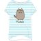 Pusheen Striped női rövid hálópóló XS