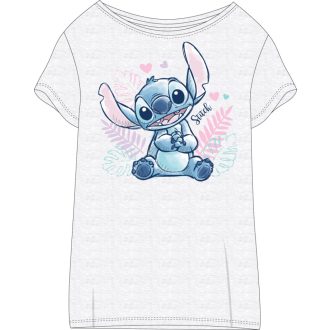   Disney Lilo és Stitch, A csillagkutya Pastel Palms női rövid hálópóló M