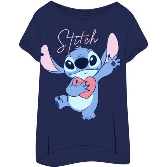   Disney Lilo és Stitch, A csillagkutya Heart női rövid hálópóló S
