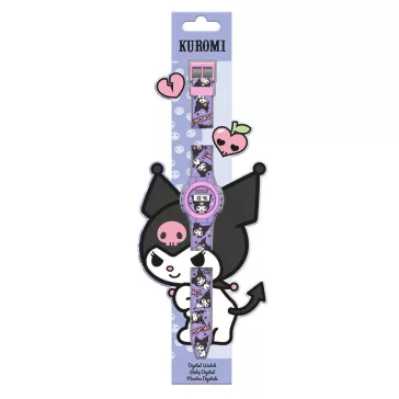 Hello Kitty Kuromi digitális karóra