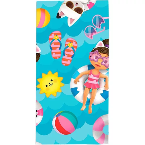 Gabi babaháza Summer fürdőlepedő, strand törölköző 70x140cm Gabi babaháza Summer fürdőlepedő, strand törölköző 70x140cm
