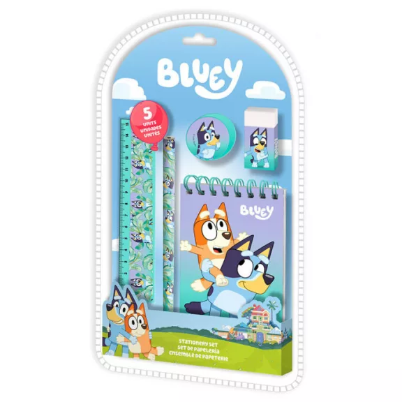 Bluey Life írószer szett 5 db-os Bluey Life írószer szett 5 db-os