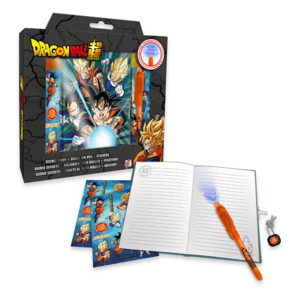 Dragon Ball Power Up napló + mágikus toll szett Dragon Ball Power Up napló + mágikus toll szett
