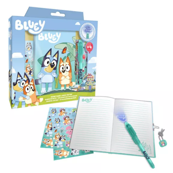 Bluey Life napló + mágikus toll szett Bluey Life napló + mágikus toll szett
