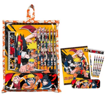 Naruto Ninjas írószer szett tartóval