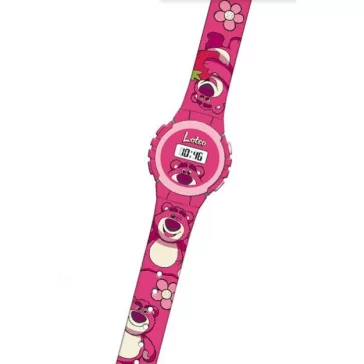 Disney Játékháború Lotso Strawberry digitális karóra