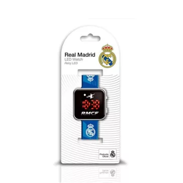 Real Madrid Emblem Blue digitális LED karóra
