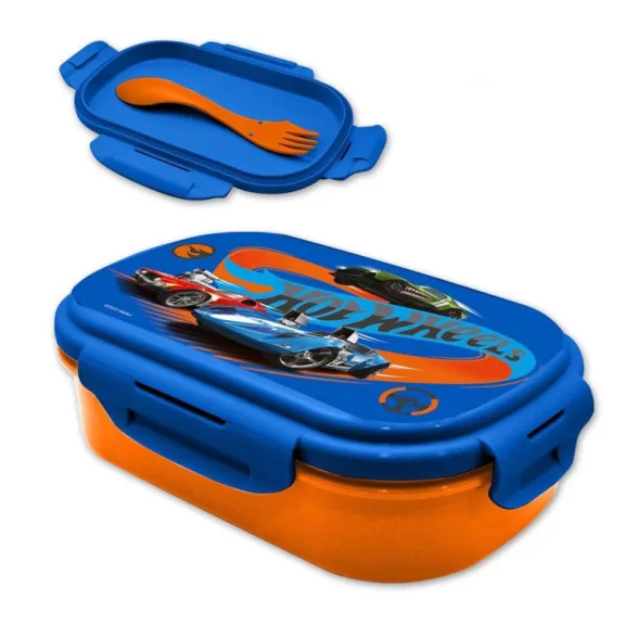 Hot Wheels Race szendvicsdoboz + evőeszköz szett Hot Wheels Race szendvicsdoboz + evőeszköz szett