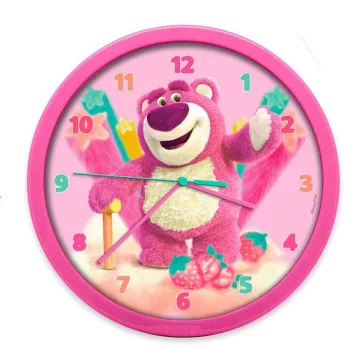 Disney Játékháború Lotso Strawberry falióra 25 cm