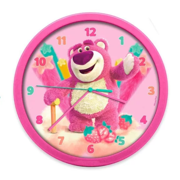 Disney Játékháború Lotso Strawberry falióra 25 cm Disney Játékháború Lotso Strawberry falióra 25 cm