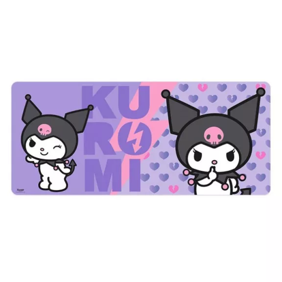 Hello Kitty Kuromi asztali egérpad 80x35 cm Hello Kitty Kuromi asztali egérpad 80x35 cm