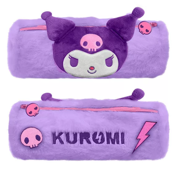 Hello Kitty Kuromi plüss tolltartó 22 cm