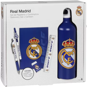 Real Madrid Hala írószer és kulacs szett