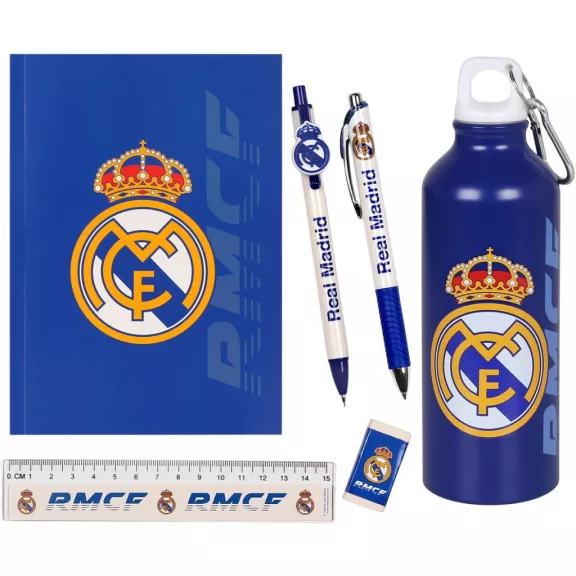 Real Madrid Hala írószer és kulacs szett
