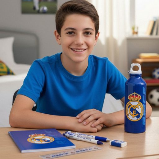 Real Madrid Hala írószer és kulacs szett