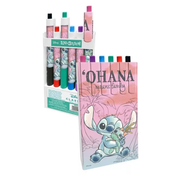 Disney Lilo és Stitch, A csillagkutya Cheeky színestoll szett 6 db-os Disney Lilo és Stitch, A csillagkutya Cheeky színestoll szett 6 db-os