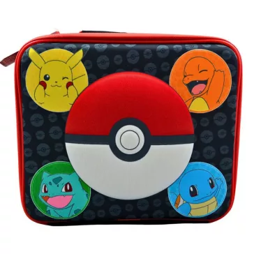   Pokémon Pokeball 3D thermo uzsonnás táska, hűtőtáska 23 cm