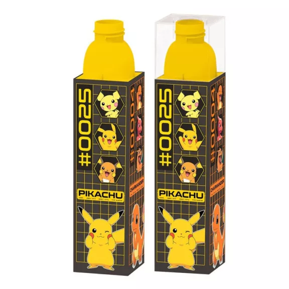 Pokémon Pikachu műanyag kulacs csavaros kupakkal 650 ml Pokémon Pikachu műanyag kulacs csavaros kupakkal 650 ml