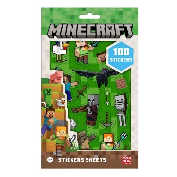 Minecraft Boom matrica szett 5 ív