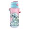 Disney Lilo és Stitch, A csillagkutya Cheeky alumínium szívószálas kulacs akasztóval 600 ml