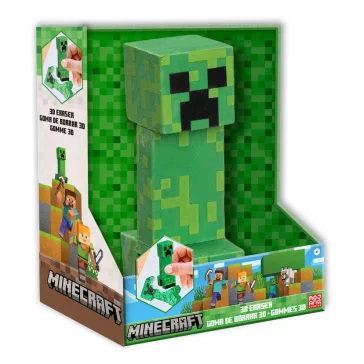 Minecraft Green 3D forma radír