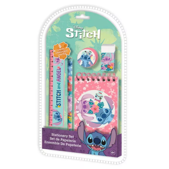 Disney Lilo és Stitch, A csillagkutya Aloha írószer szett 5 db-os Disney Lilo és Stitch, A csillagkutya Aloha írószer szett 5 db-os