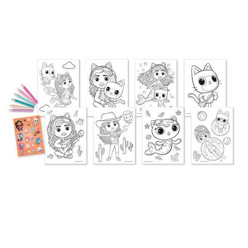 Gabi babaháza Smoothie Land színező szett