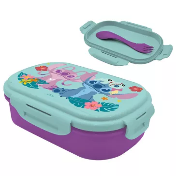   Disney Lilo és Stitch, A csillagkutya Island szendvicsdoboz + evőeszköz szett