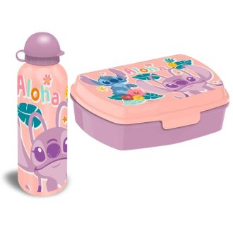   Disney Lilo és Stitch, A csillagkutya szendvicsdoboz + alumínium kulacs szett