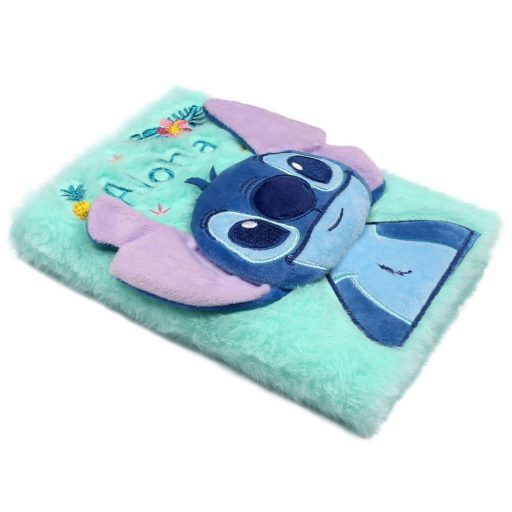 Disney Lilo és Stitch, A csillagkutya Aloha 3D plüss A5 lakatos napló