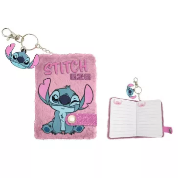   Disney Lilo és Stitch, A csillagkutya 626 plüss mini notesz tollal, kulcstartóval