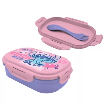   Disney Lilo és Stitch, A csillagkutya This World szendvicsdoboz + evőeszköz szett