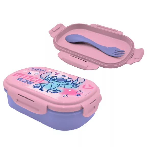 Disney Lilo és Stitch, A csillagkutya This World szendvicsdoboz + evőeszköz szett Disney Lilo és Stitch, A csillagkutya This World szendvicsdoboz + evőeszköz szett