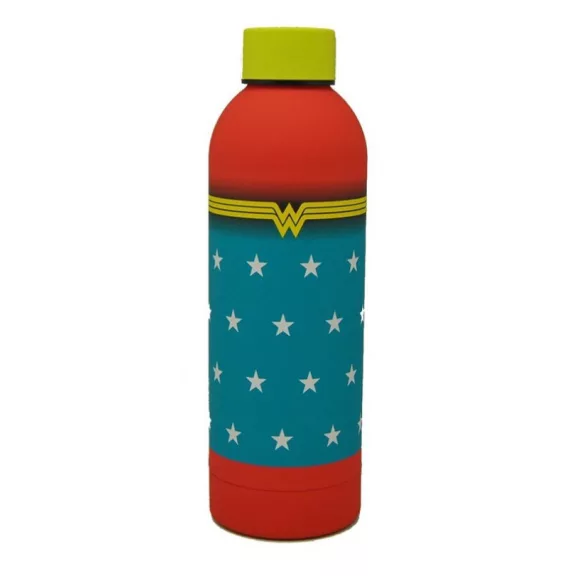 Wonder Woman Star puha tapintású műanyag kulacs csavaros kupakkal 700 ml Wonder Woman Star puha tapintású műanyag kulacs csavaros kupakkal 700 ml