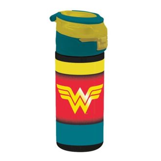 Wonder Woman műanyag szívószálas kulacs 532 ml