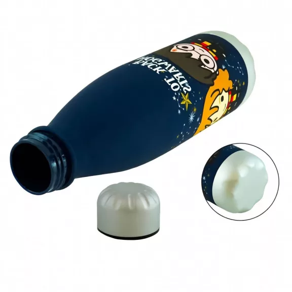 Harry Potter Hogwarts műanyag kulacs csavaros kupakkal 650 ml