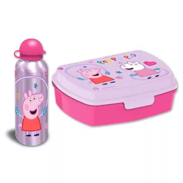  Peppa malac Jump Rope szendvicsdoboz + alumínium kulacs szett