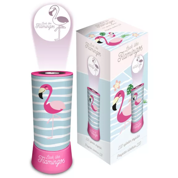 Flamingo Happy 2 az 1-ben kivetítő, lámpa, éjszakai fény Flamingo Happy 2 az 1-ben kivetítő, lámpa, éjszakai fény